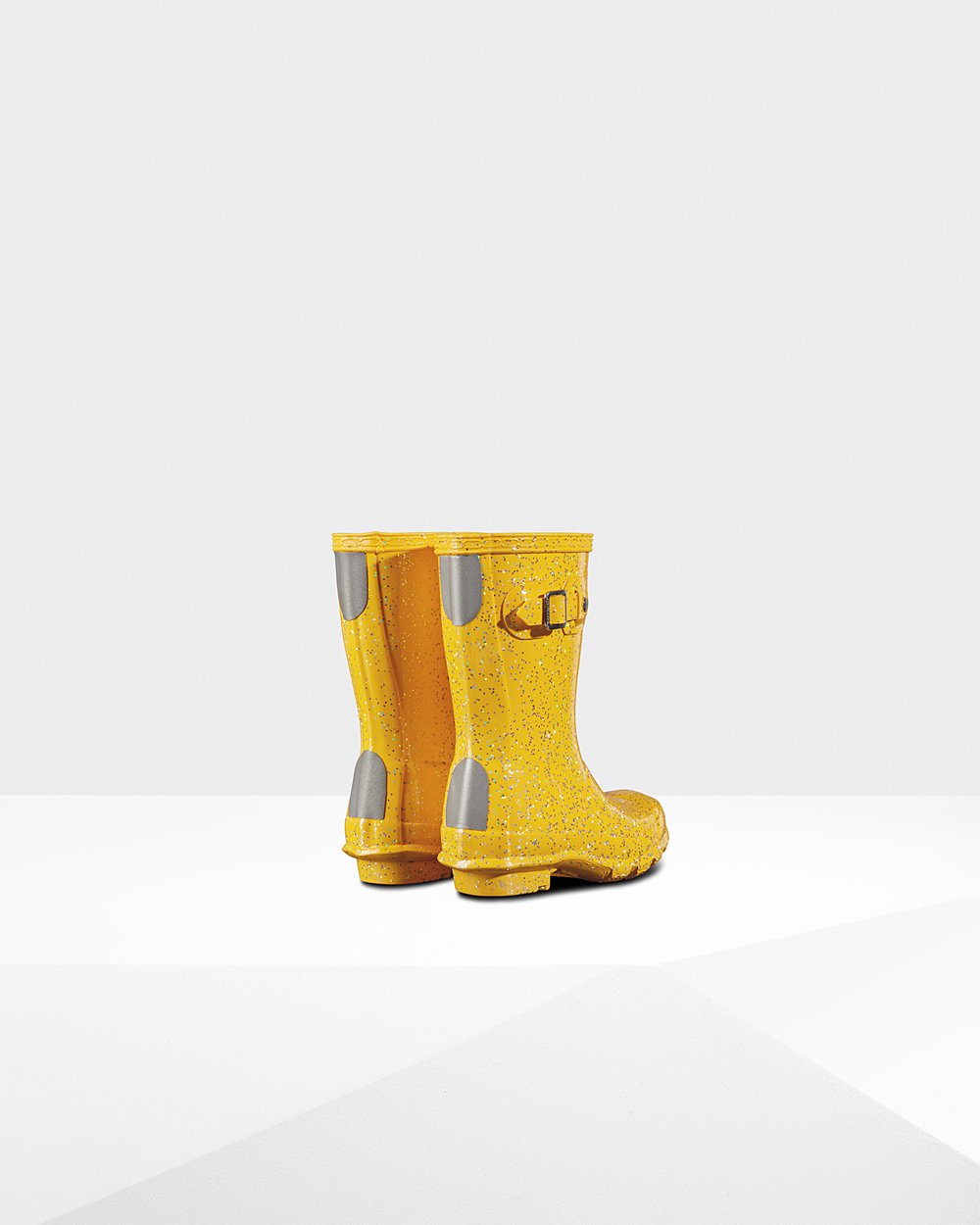 Hunter Original Little Giant Glitter Rain Boots - Clearance Kids Yellow - PNJYXE365